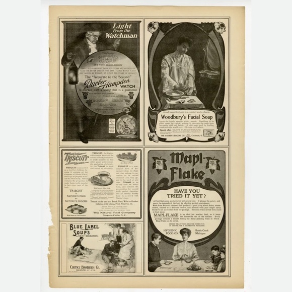 1903 Advertising Ad, Page from The Ladies' Home Journal August, 1903 - Picture 4 of 7